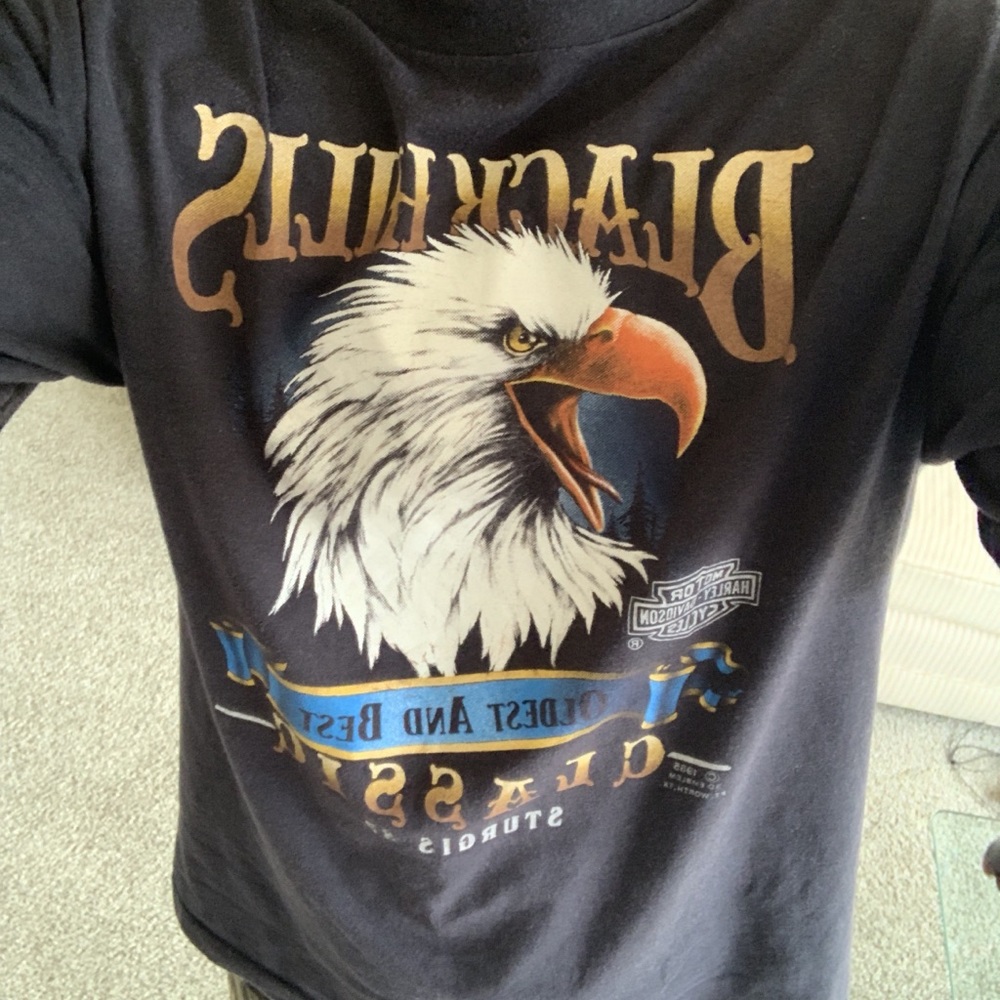 1987 vintage 3d emblem Harley Davidson t shirt